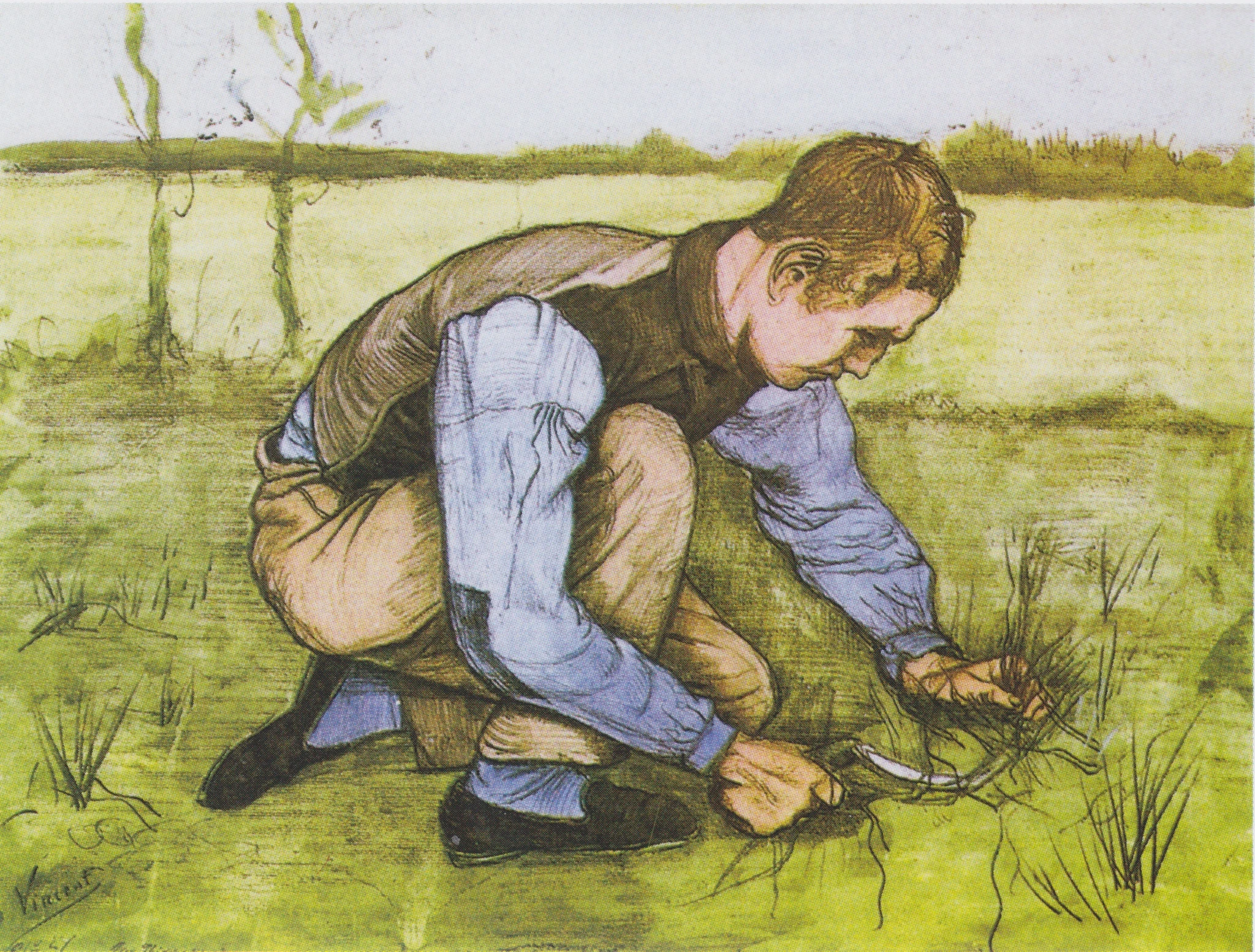 Van_Gogh_-_Kauernder_Junge_mit_Sichel